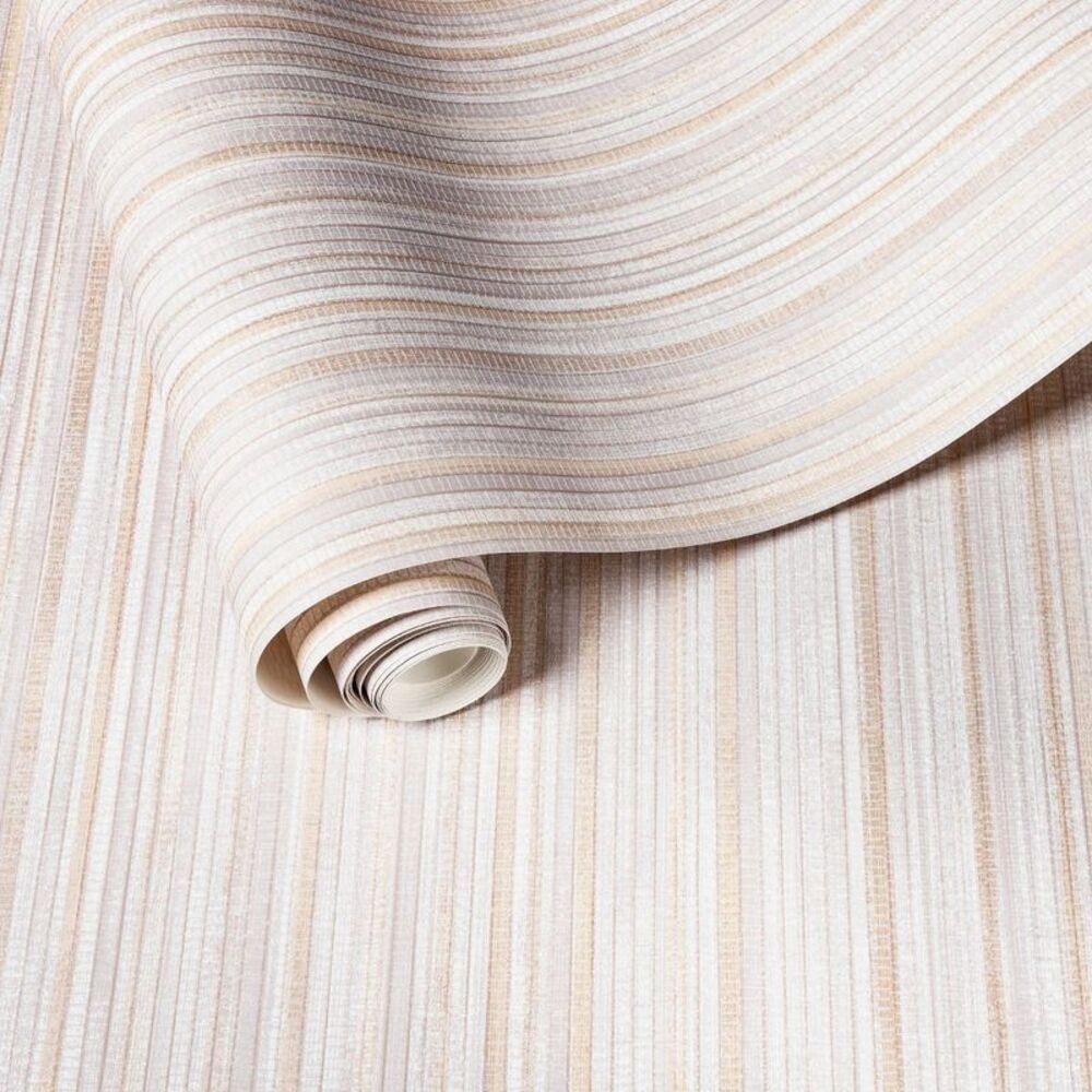 Metallic Grasscloth Peel and Stick Wallpaper Linen - Threshold